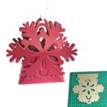 thumbnail image 1 of 2pcs Snowflake Gift Box Cutting Die Carbon Steel DIY Cutting Mold Accurate Snowflake Box Card Making Template Mold for Scrapbook Craft Album Card Making, 1 of 1