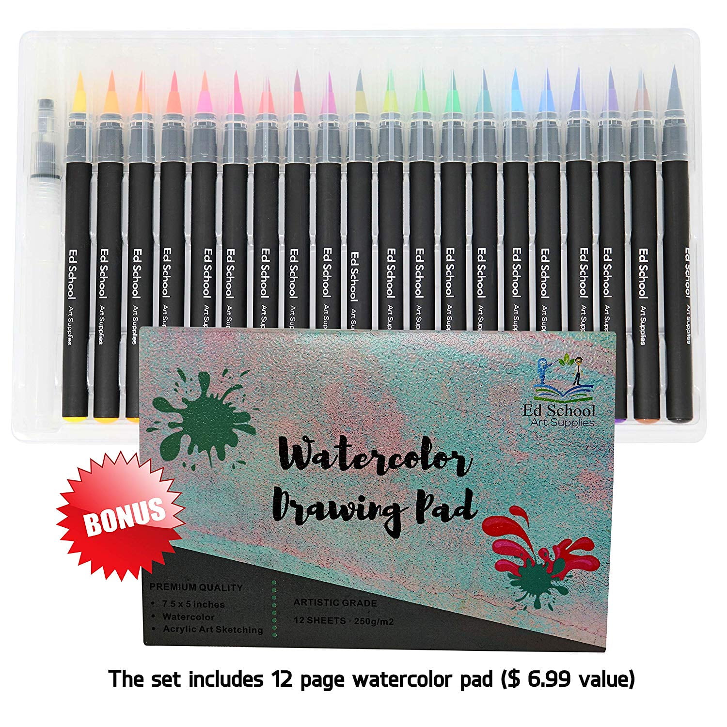 watercolor pen brush set