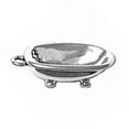 thumbnail image 1 of Sterling Silver 16" .8mm Box Chain 3D Old Fashioned Antique Claw Foot Bathtub Pendant Necklace, 1 of 2