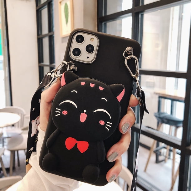 Funda de teléfono con dibujos animados para Samsung Galaxy, funda suave con cordón para modelos A10 E, A20 S, A30, A50, A70, A14, A13, A04, A03, A02S, A12 y A53 Fivean unisex