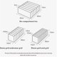 thumbnail image 2 of Underwear Drawer Organizers,3 Pack Non-Woven Foldable Storage Box Closet OrganizersBlack, 2 of 5
