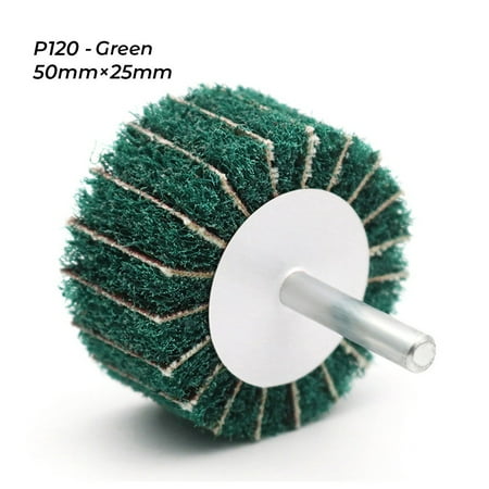 

BCLONG 40/50mm Polishing Flap Wheel P120/P240 Grit Sanding Abrasive Mop 6mm Shank