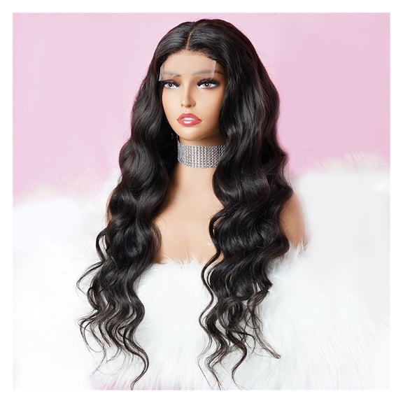 12-28 Inch Body Wave Closure Wig Indian Human Hair Lace Wig Pre-Plucked With Baby Hair Color Bodywave Wig For Women 150