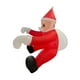 thumbnail image 1 of Muro de escalada inflable de Papá Noel para decoración interior y exterior de techos de Navidad. Luz blanca de 3 m, 1 of 9