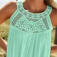 thumbnail image 5 of Ayolanni Green Party Dresses for Women 2025 Knee-Length Boho Sleeveless Dresses Dresses for Teens for Church M, 5 of 9