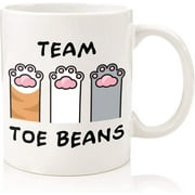 Veterinary Medicine Gift Appreciation Funny Vet Med Mug Team Toe Beans Coffee Cup Vet Tech Gift For Men For Woman White 11 Oz