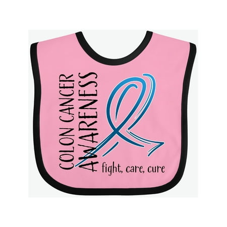 

Inktastic Colon Cancer Awareness- Fight care cure Gift Baby Boy or Baby Girl Bib