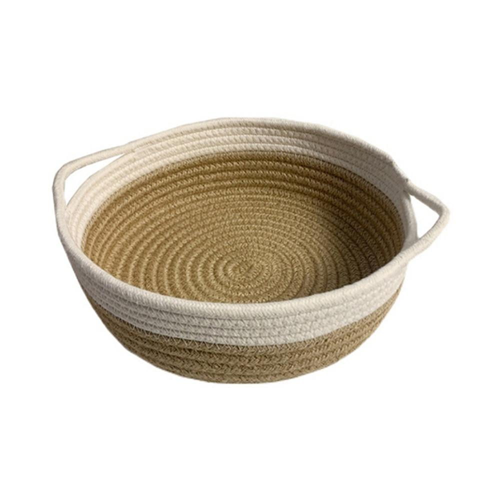 Cotton Rope Baskets, Rope Nursery Storage Baskets, Soft Cotton Woven