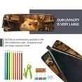 thumbnail image 5 of Naloa Scientist Guinea Pig Leather Pencil Case, Makeup Pouch, Zipper Pouch for Daily Essentials, Storage Organizer, Cosmetics and Stationary Bag, 5 of 7