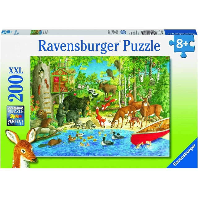 Rompecabezas Ravensburger Woodland Friends 200 piezas