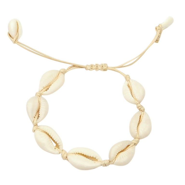 Clearance Jewelry Under 5 VerPetridure Summer Beach Shell Choker for Women Seashell Bracelets Puka Shell Necklace