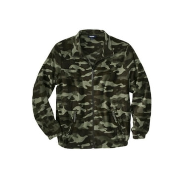 KingSize Men's Big & Tall Explorer Plush Fleece Full-Zip Jacket