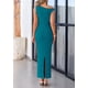 thumbnail image 2 of Vestido largo PRETTYGARDEN para mujer, verano 2025, con un solo hombro, 2 of 9