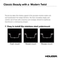 thumbnail image 6 of Houzer Porcela 17 in White Porcelain Enamel Steel Undermount Single Bowl Bar Sink - PCB-1750 WH, 6 of 8