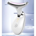 thumbnail image 2 of Masajeador facial Masajeador de vibración para apretar y levantar el cuello para la piel antienvejecimiento del cuello con 3 modos de calor Luz LED Limpieza profunda Cuidado facial Recargabl, 2 of 5