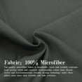 thumbnail image 2 of Microfiber Queen Bed Sheet Set, 4 Pieces Wrinkle, Fade, Stain Resistant Solid Color Sheet and Pillowcase Set (1 Flat Sheet, 1 Fitted Sheet, 2 Pillowcases) with Deep Pocket, Dark Grey, 2 of 6