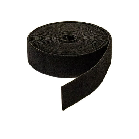 NavePoint 1 Inch Roll Hook and Loop Reusable Cable Ties Wraps Straps - 5M