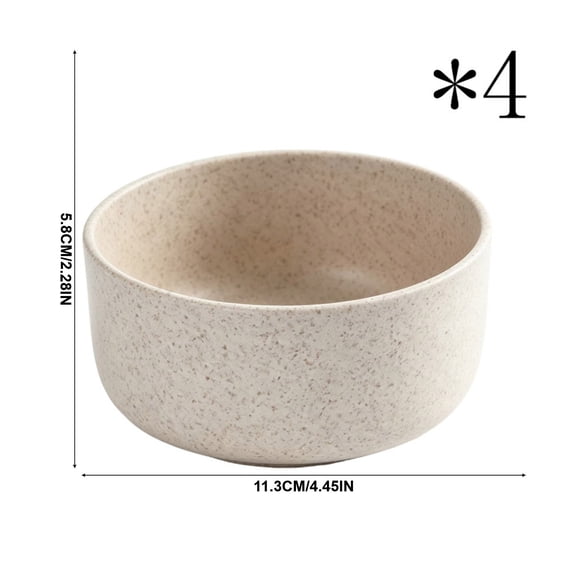 Silicone Round Bowls, 4 Pack Unbreakable Serving Bowls for Cereal Snack Salad Soup Rice Meal Prep Kitchen Table Daily Dining