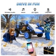 thumbnail image 5 of Wisairt 24V Ride On Dump Truck for Kids, 2 Seater 4WD Electric Truck, 4×200W Motors, Power Car Wheel with Remote Control, Automatic Dump Bed, Shovel, Music, Blue, 5 of 10