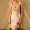 thumbnail image 2 of Sngxgn Women's Cotton Sleepwear Long Sleeves Nightgown Print Tee Sleep Dress(White,M), 2 of 5