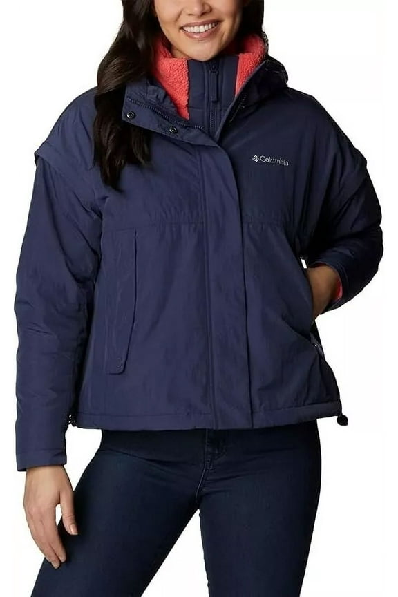 Women's Laurelwoods II Interchange Hooded Jacket, Dark Nocturnal, XXL