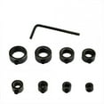 thumbnail image 1 of 9 Pcs 3-16mm Anneau de Forage avec Clé Colliers de Profondeur de Positionnement pour Menuiserie Vis Pince Réglable, 1 of 5