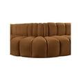 thumbnail image 4 of Meridian Furniture Arc Saddle Velvet Modular Sectional, 4 of 15