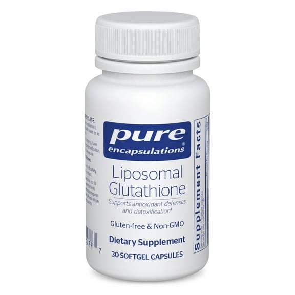 Pure Encapsulations Liposomal Glutathione - Immune Support & Liver Detox* - Antioxidant Protection - With Setria Glutathione - Non-GMO - 30 Softgel Capsules