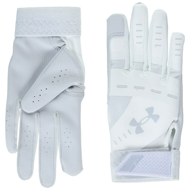 Guantes de Softbol Femeninos Under Armour Radar Talla Grande Blanco