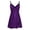 Purple, variant on Women Lingerie Lace Chemise Nightgown Satin Babydoll Nightwear Silk Slip Dress (Purple,XL)