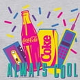thumbnail image 3 of Coca-Cola - 90's Retro Style - Always Cool - Juniors Fitted Graphic T-Shirt, 3 of 5