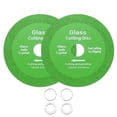 thumbnail image 1 of Disco de corte de vidrio Uxcell 2 Pack de 5 pulgadas para amoladora angular de 7/8" Disco de corte de diamante Ultra-fino, 1 of 6
