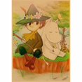 thumbnail image 1 of Póster Moomins Anime Art Family Home Decor 29,7 x 42 cm, papel, 1 of 1