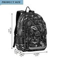 thumbnail image 2 of ALAZA Tattoo Skeletons Skulls Laptop Backpack Purse Travel Bag Casual School Bookbag Rucksack for Women Men, 2 of 6