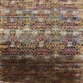thumbnail image 1 of Ahgly Company Indoor Square Mid-Century Modern Brown Oriental Area Rugs, 7' Square, 1 of 6