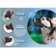 thumbnail image 5 of Dog muzzle, prevents biting, barking, and chewing, adjustable, breathable soft fabric muzzle, allows panting, fits 1420 cm., 5 of 5