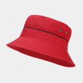 thumbnail image 2 of Prolriy Bucket Hat Men's and Women's Quick Drying Fisherman's Hat Outdoor Breathable Visor Hats for Men Women Red A, 2 of 3