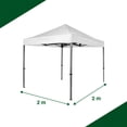 thumbnail image 2 of Toldo Impermeable Plegable 2x2 m Swiss Outdoors, 12 kg blanco, 2 of 10