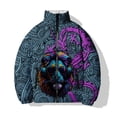 thumbnail image 2 of Abrigo de algodón con estampado de león de moda para hombre, ropa de hombre, chaquetas de invierno modernas y versátiles para hombre 2024, parkas cómodas y cálidas para hombre, 2 of 5