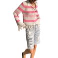 thumbnail image 1 of Txlixc Suéteres de botón femenino, collares de collage y prendas de punto caliente Txlixc moda, 1 of 9