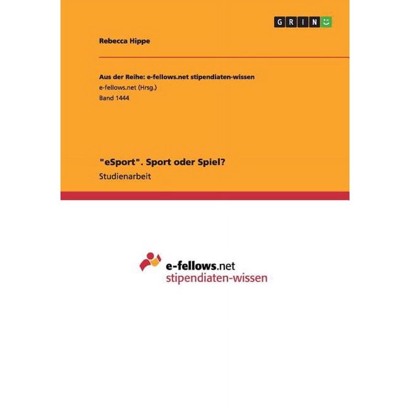 eSport. Sport oder Spiel?