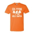 thumbnail image 1 of Adult Sasquatch Social Distancing World Champion Bigfoot Deluxe T-Shirt, 1 of 1