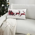 thumbnail image 4 of Nourison Holiday Pillows Multicolor Decorative Throw Pillow , 14"X20", 4 of 5