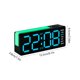 thumbnail image 3 of Reloj despertador digital con fecha y temperatura | Reloj LED con día y calendario | Reloj de escritorio multifunción para dormitorio, 3 of 6