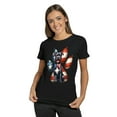 thumbnail image 2 of Patriotic Pitbull 4th of July Independence Paws Shirt T-shirt Unisex Merch Terrier Dog Lover - 02010, 2 of 6