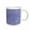 White, variant on 3drose, Blue Snowflakes, 11oz Mug