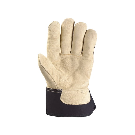 Wells Lamont 5130M Work Gloves with Palomino Suede Cowhide, Safety Cuff, C100 Thinsulate, Medium