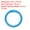 Blue, variant on Metal Spring O Rings, Round Snap Keyring for Keychain and Handbag Light Orange 23.5mm