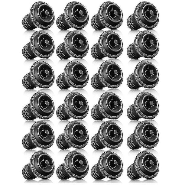 24 tapones de vino resellables con bomba de vacío, tapones de vacío para vino, conservadores de vino reutilizables