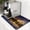 Color 8, variant on SPXUBZ Colorful Lotus Coffee Mat, Coffee Station Mat, Super Absorbent Kitchen Counter Drying Mat, Coffee Machine Pad, Non Slip Countertop Protector, Quick Dry Dish Drying Mat